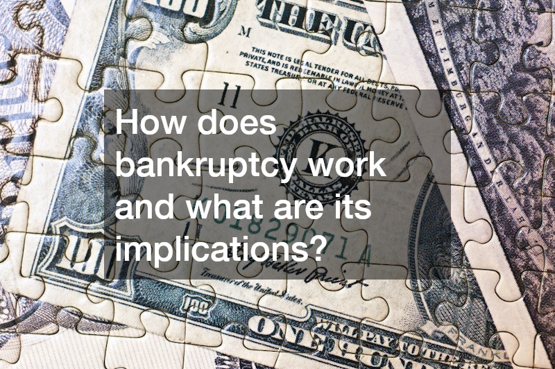 How does bankruptcy work and what are its implications?