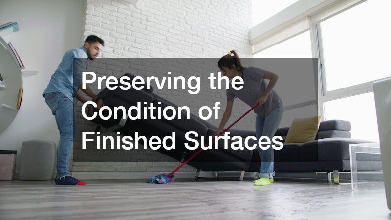 Preserving the Condition of Finished Surfaces