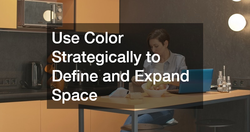 Use Color Strategically to Define and Expand Space