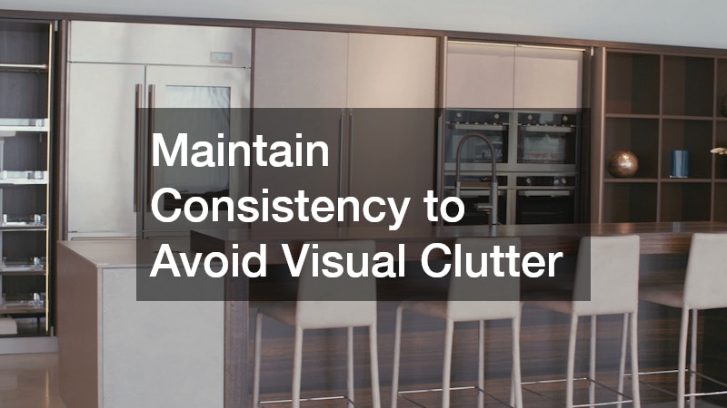 Maintain Consistency to Avoid Visual Clutter