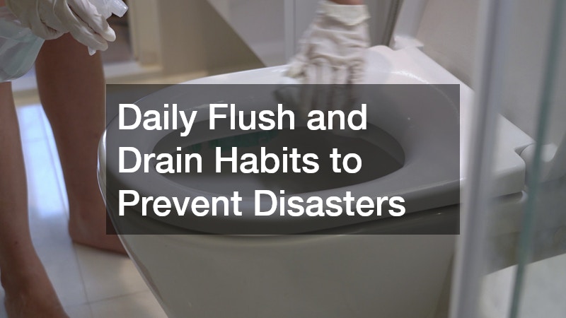Daily Flush and Drain Habits to Prevent Disasters