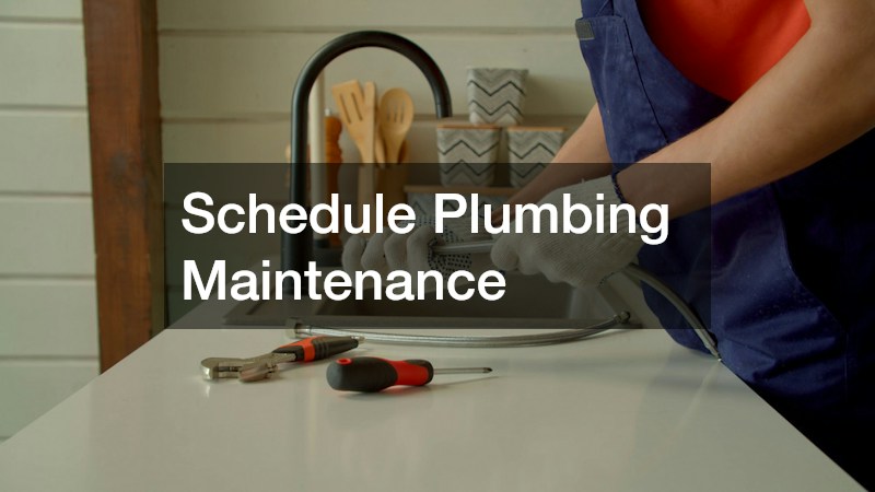 Schedule Plumbing Maintenance