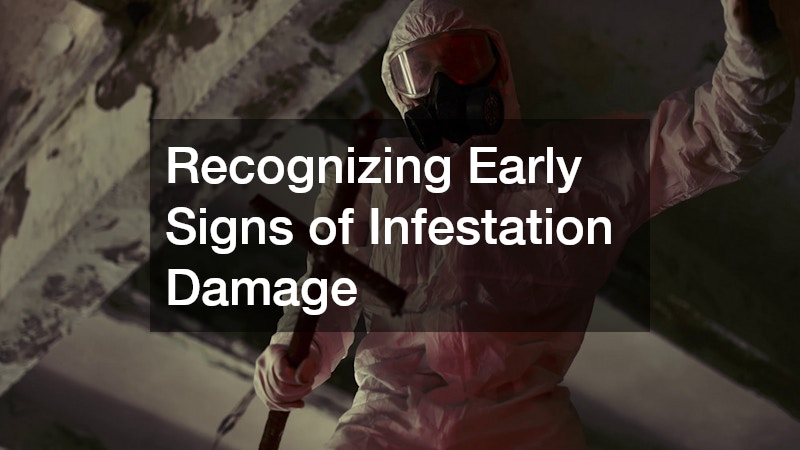 Recognizing Early Signs of Infestation Damage