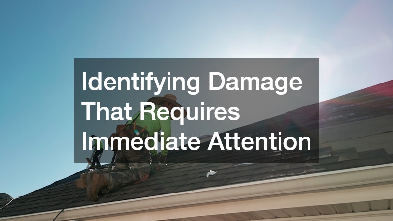 Identifying Damage That Requires Immediate Attention