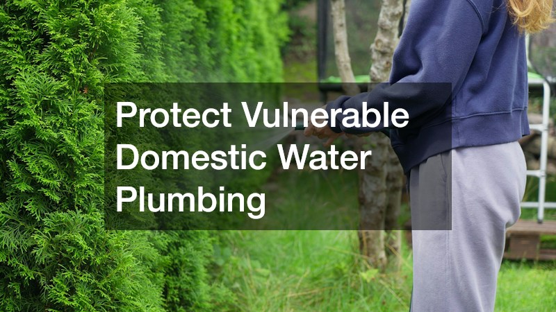Protect Vulnerable Domestic Water Plumbing
