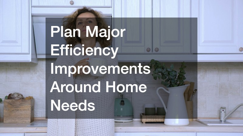 Plan Major Efficiency Improvements Around Home Needs