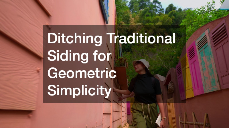 Ditching Traditional Siding for Geometric Simplicity