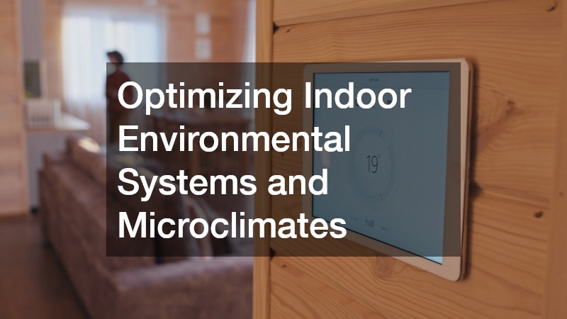 Optimizing Indoor Environmental Systems and Microclimates