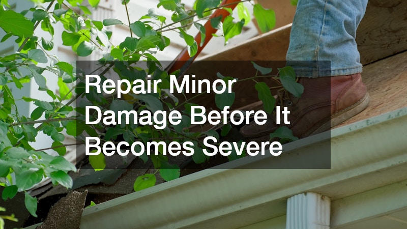 Repair Minor Damage Before It Becomes Severe