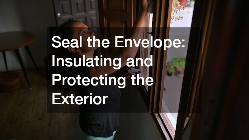 Seal the Envelope: Insulating and Protecting the Exterior