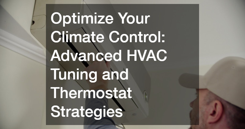 Optimize Your Climate Control: Advanced HVAC Tuning and Thermostat Strategies