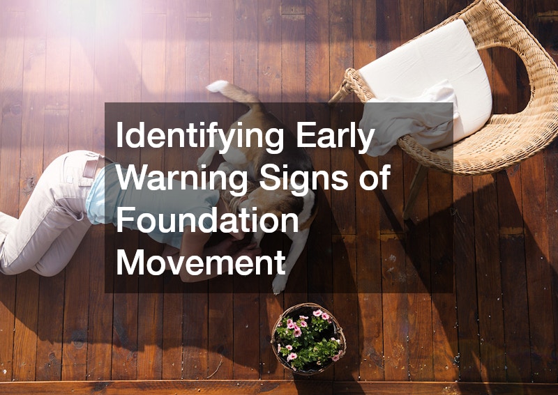 Identifying Early Warning Signs of Foundation Movement