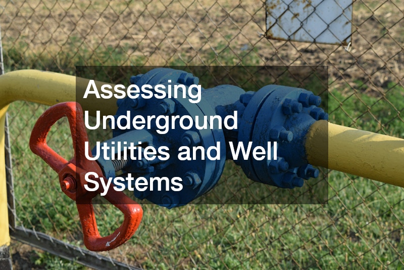 Assessing Underground Utilities and Well Systems