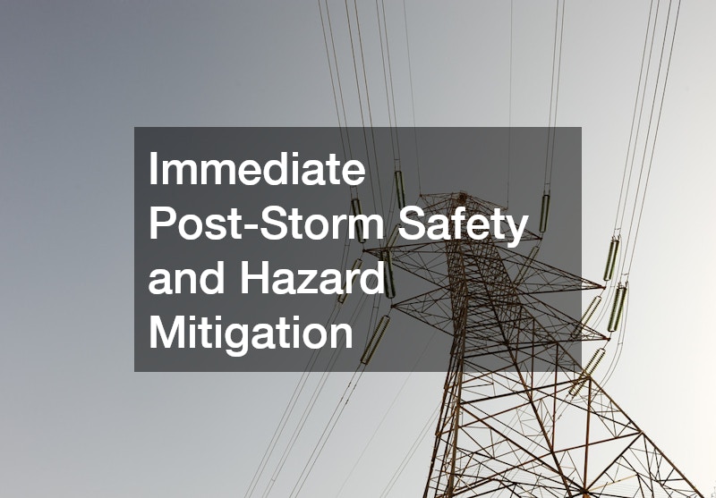 Immediate Post-Storm Safety and Hazard Mitigation