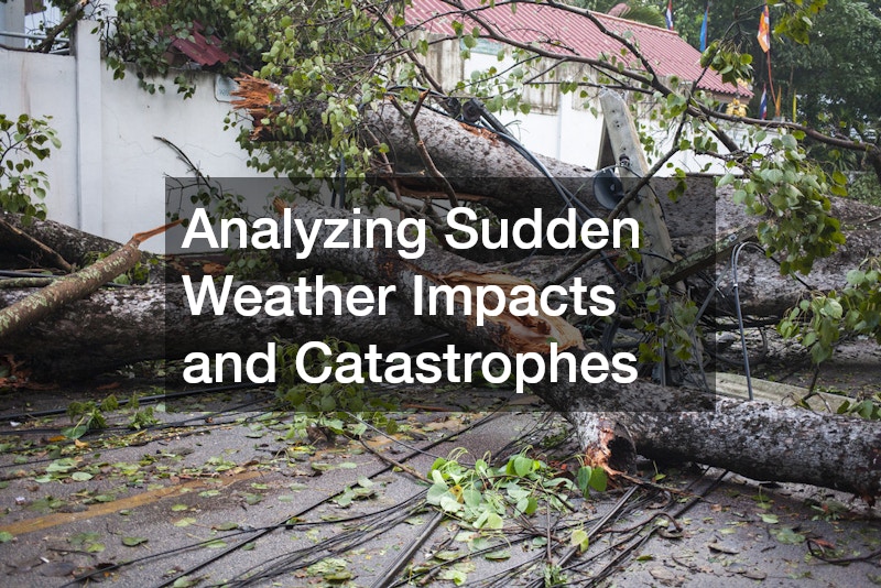 Analyzing Sudden Weather Impacts and Catastrophes