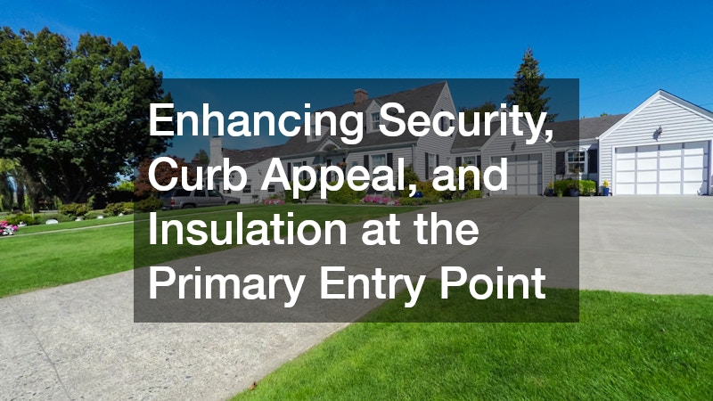 Enhancing Security, Curb Appeal, and Insulation at the Primary Entry Point