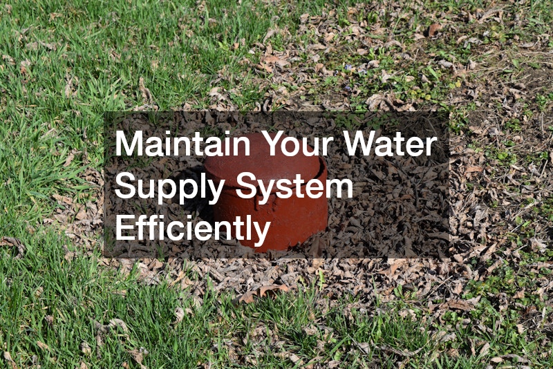 Maintain Your Water Supply System Efficiently