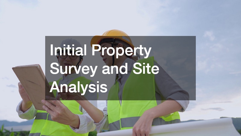 Initial Property Survey and Site Analysis