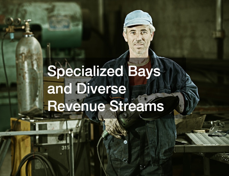 Specialized Bays and Diverse Revenue Streams