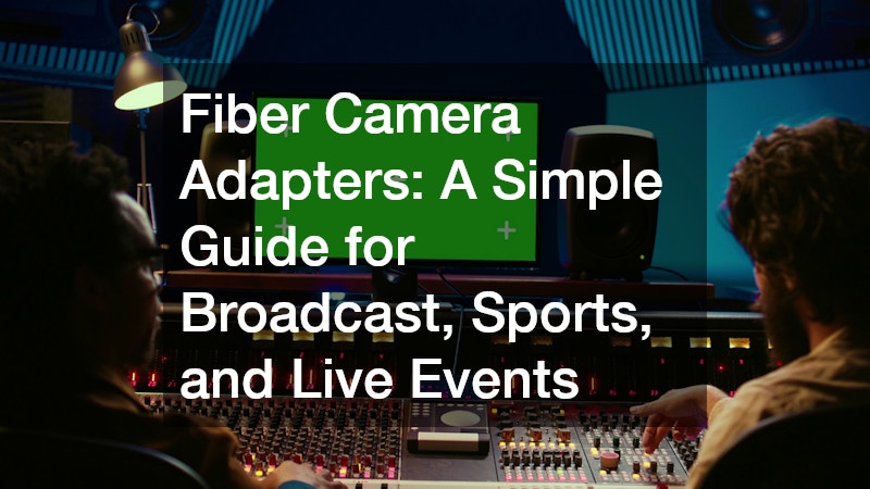 Fiber Camera Adapters: A Simple Guide for Broadcast, Sports, and Live Events
