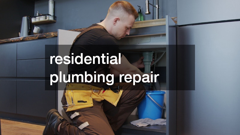 residential plumbing repair