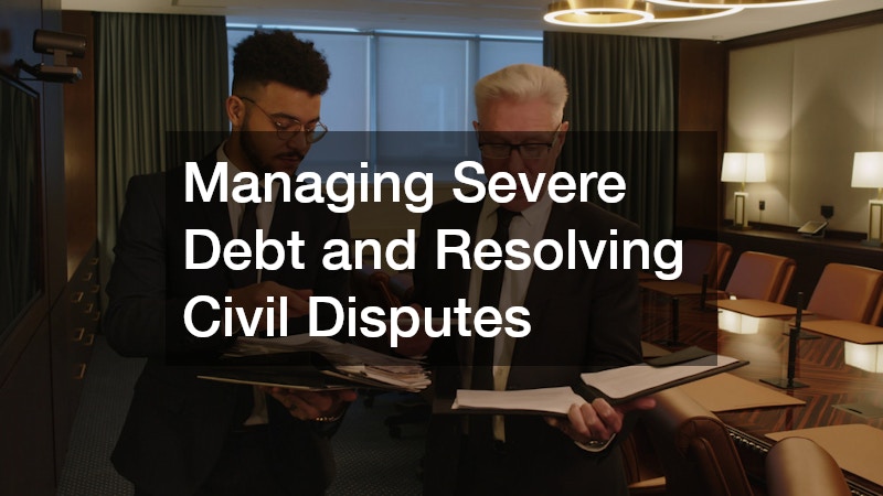 Managing Severe Debt and Resolving Civil Disputes