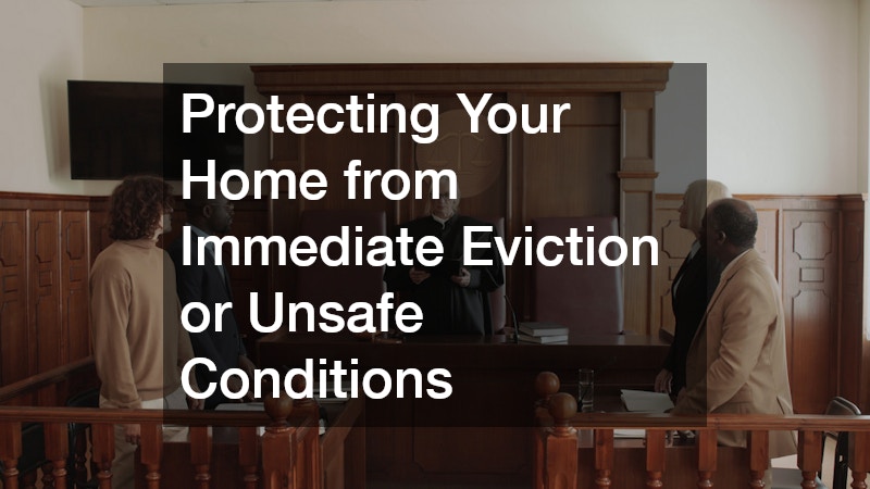 Protecting Your Home from Immediate Eviction or Unsafe Conditions