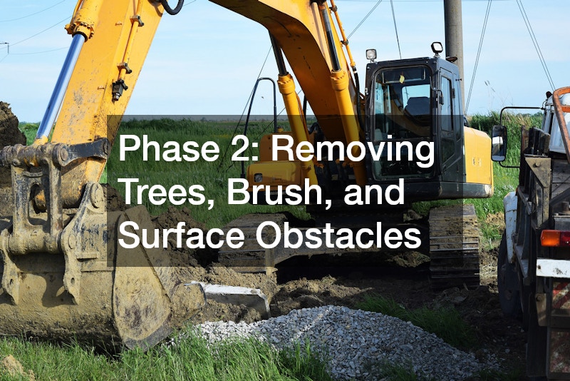 Phase 2: Removing Trees, Brush, and Surface Obstacles