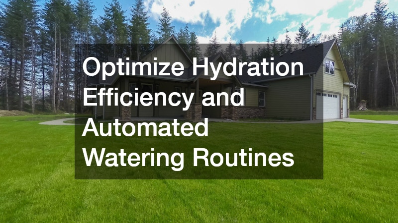 Optimize Hydration Efficiency and Automated Watering Routines