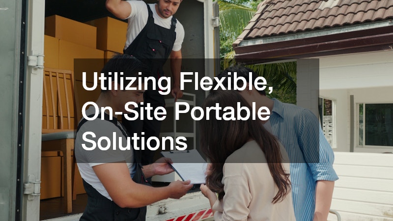 Utilizing Flexible, On-Site Portable Solutions
