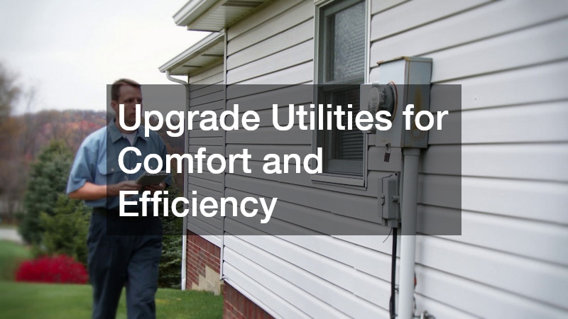 Upgrade Utilities for Comfort and Efficiency