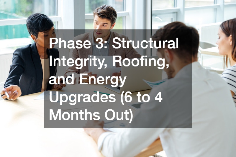 Phase 3: Structural Integrity, Roofing, and Energy Upgrades (6 to 4 Months Out)
