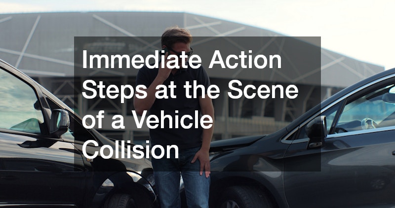 Immediate Action Steps at the Scene of a Vehicle Collision