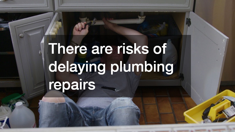 There are risks of delaying plumbing repairs