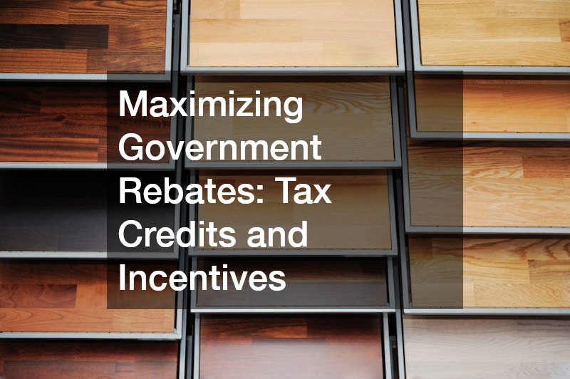 Maximizing Government Rebates: Tax Credits and Incentives