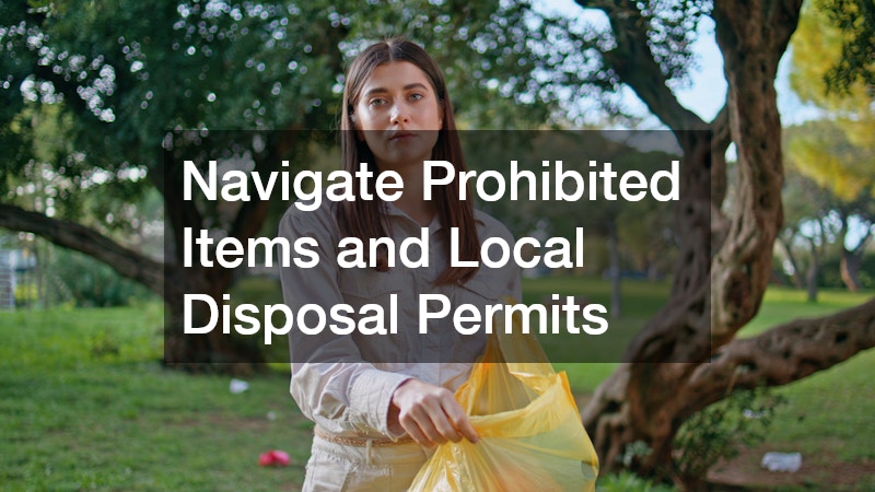 Navigate Prohibited Items and Local Disposal Permits