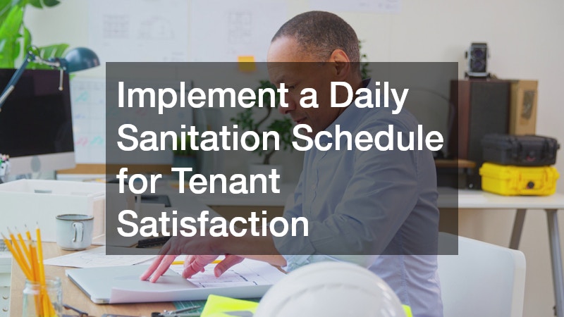 Implement a Daily Sanitation Schedule for Tenant Satisfaction