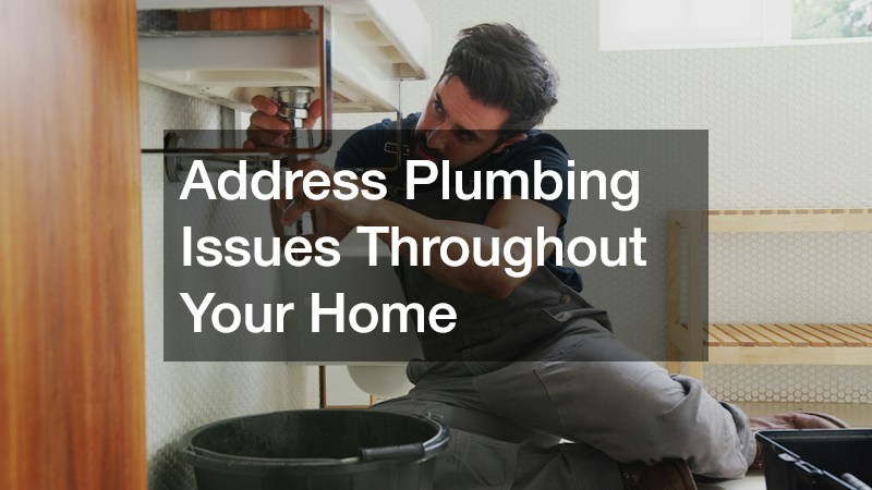Address Plumbing Issues Throughout Your Home
