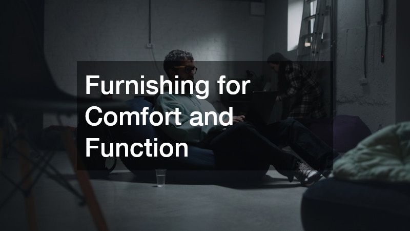 Furnishing for Comfort and Function