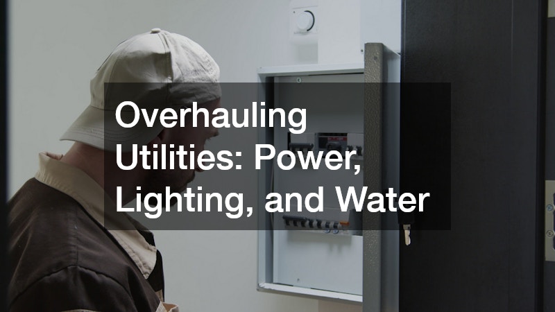 Overhauling Utilities: Power, Lighting, and Water