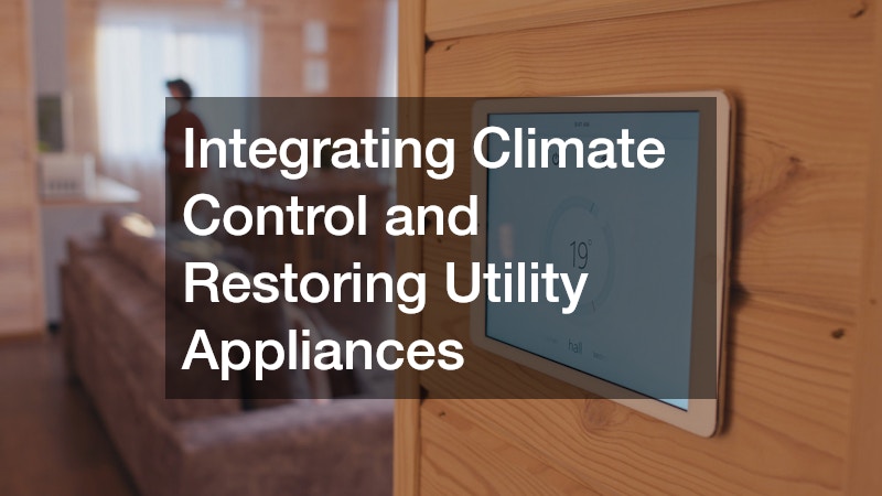 Integrating Climate Control and Restoring Utility Appliances