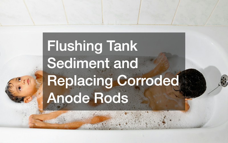 Flushing Tank Sediment and Replacing Corroded Anode Rods