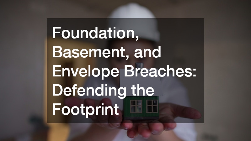 Foundation, Basement, and Envelope Breaches: Defending the Footprint