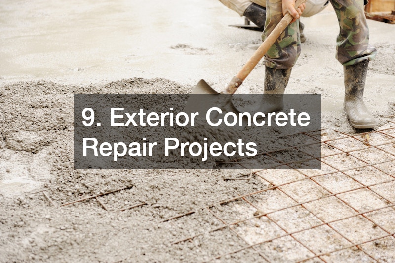 9. Exterior Concrete Repair Projects