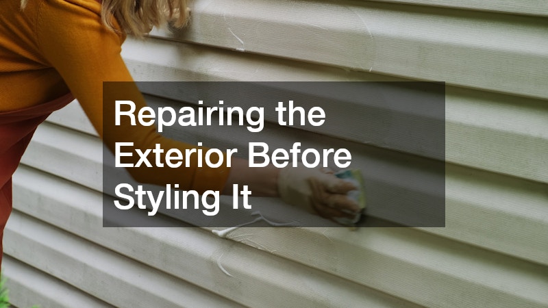 Repairing the Exterior Before Styling It