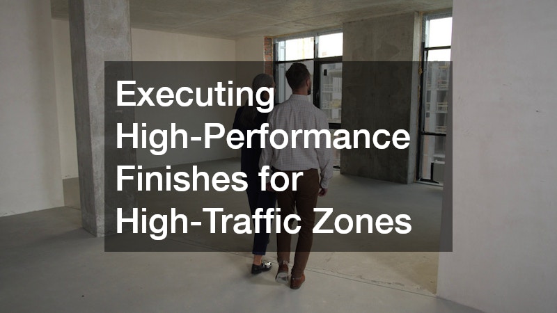 Executing High-Performance Finishes for High-Traffic Zones