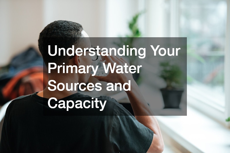 Understanding Your Primary Water Sources and Capacity