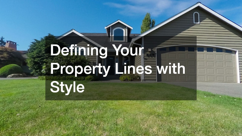 Defining Your Property Lines with Style