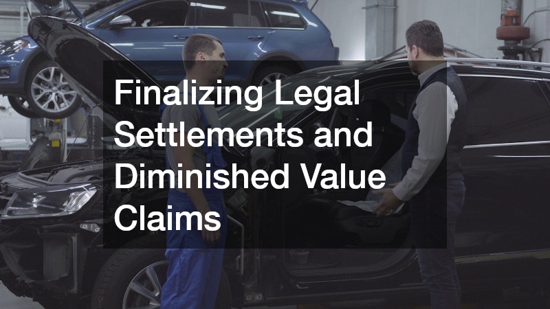 Finalizing Legal Settlements and Diminished Value Claims