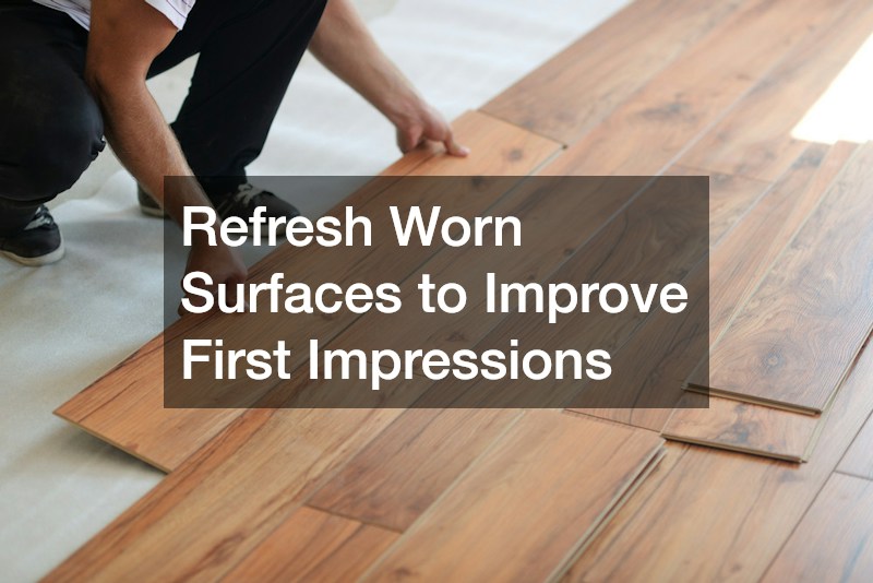 Refresh Worn Surfaces to Improve First Impressions